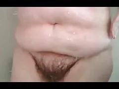 BBW дружина душа її дупу, волохаті кицьки